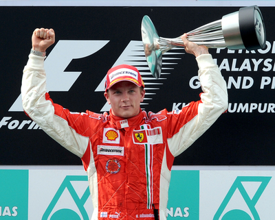 ライコネン 第2戦マレーシアGP制す