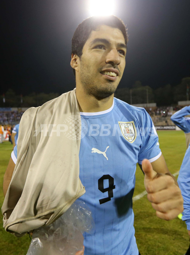 ウルグアイ、5発でヨルダンに大勝 W杯大陸間プレーオフ