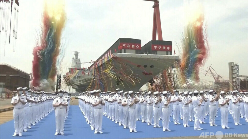 中国、3隻目の空母進水