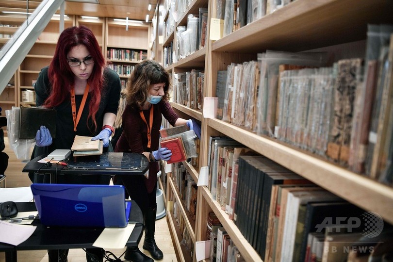 新たな章の幕開け ギリシャ国立図書館が大移動 写真12枚 国際ニュース Afpbb News