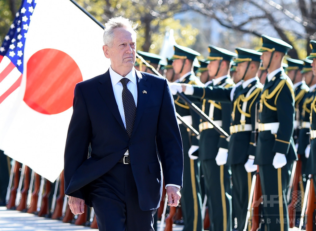 中国、マティス米国防長官の「尖閣は日米安保範囲」に警告 中国、マティス米国防長官の「尖閣は日米安保範囲」に警告