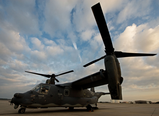米空軍が導入した垂直離陸機「CV22オスプレイ」 写真10枚 国際ニュース