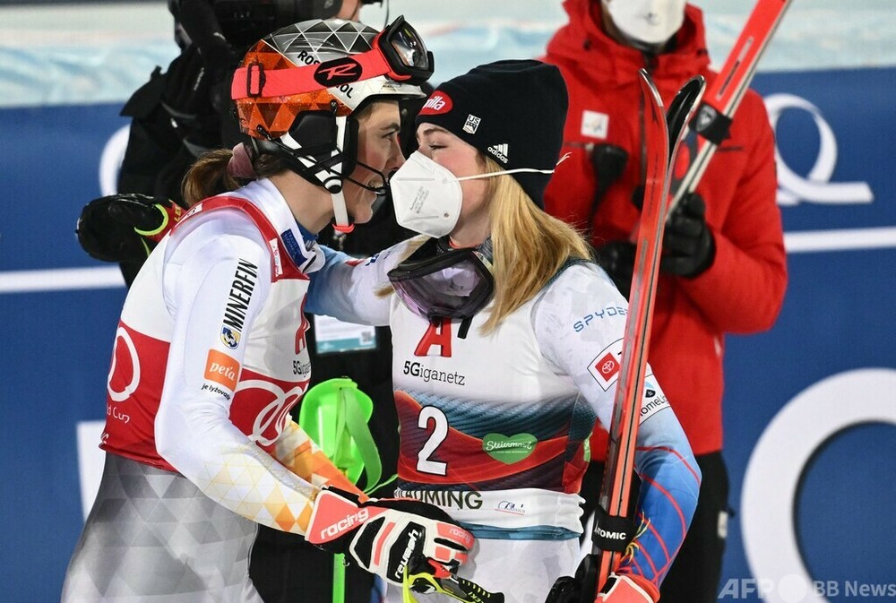 シフリンが単一種目最多47勝目 ブルホバは種目別V アルペンW杯 写真5枚