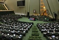 イラン国会で演説するハッサン・ロウハニ大統領（2019年9月3日撮影）。(c)ATTA KENARE / AFP