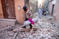 地震に見舞われたモロッコ・マラケシュの旧市街（2023年9月9日撮影）。(c)FADEL SENNA / AFP