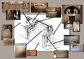 発掘調査でこれまでに分かったギリシャ北部アンフィポリス（Amphipolis）近郊にある古代墳墓の概要を示した図と写真（2014年9月9日提供）。(c)AFP/GREEK CULTURE MINISTRY