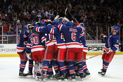 レンジャーズ シュートアウトの末ブルーインズに勝利