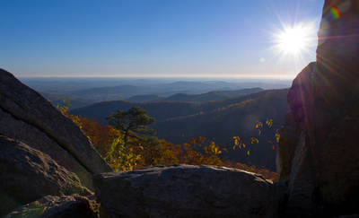 晩秋の米シェナンドーア国立公園、紅葉狩りで賑わう
