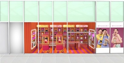「ブルガリ」ポップな期間限定ストア、東京・表参道