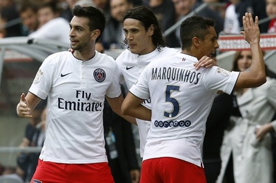 PSGがニースに勝利、欧州CLの敗戦から立て直す