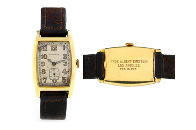 アインシュタイン愛用の腕時計、オークションへ