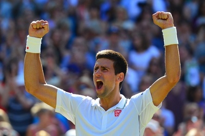 ジョコビッチ、ディミトロフを破り決勝へ ウィンブルドン選手権