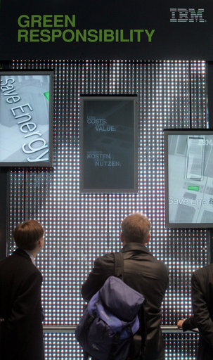 情報技術見本市CeBIT、環境への取り組みが大きなテーマに