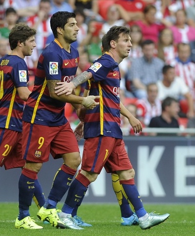 スアレスの得点でビルバオに雪辱、バルサが開幕白星発進