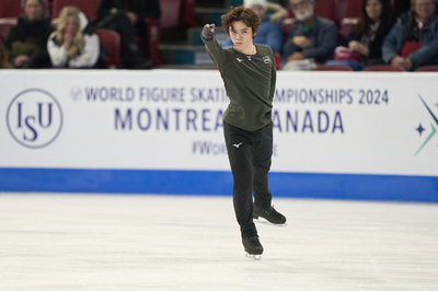 3連覇狙う宇野、坂本らが調整 世界フィギュア