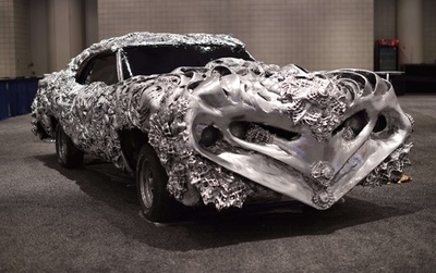 3D印刷で名車がアートに NY自動車ショー