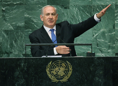 イスラエル首相、イラン核開発阻止に明確な「一線」を 国連演説