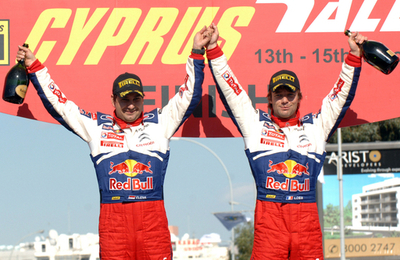 ローブ 開幕3連勝を飾る、キプロス・ラリー