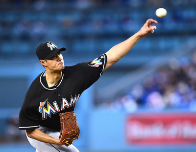 マーリンズのチェン投手、待望のメジャー初安打を記録
