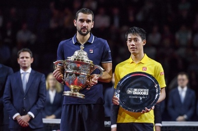 錦織、宿敵チリッチに敗れ今季2勝目ならず スイス・インドア