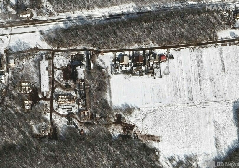 ロシア軍、ウクライナ国境から14キロ地点にも展開 衛星画像