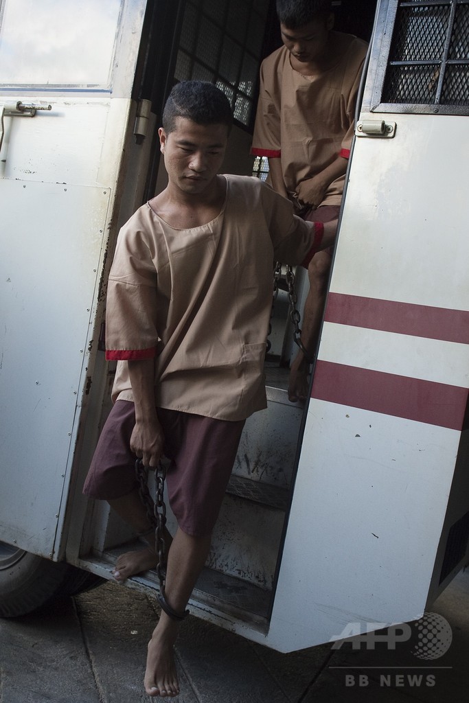 英国人男女の殺害でミャンマー移民2人に死刑判決、タイ裁判所