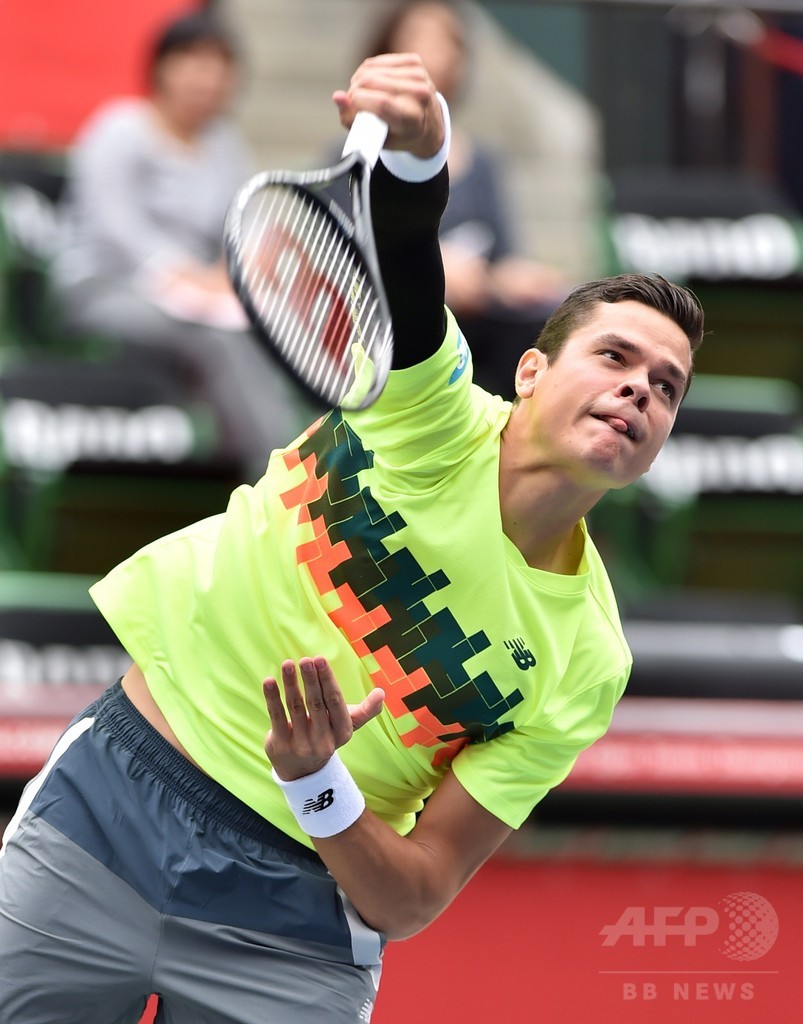 ラオニッチがシモンに快勝 錦織との決勝へ ジャパンオープン 写真10枚 国際ニュース Afpbb News