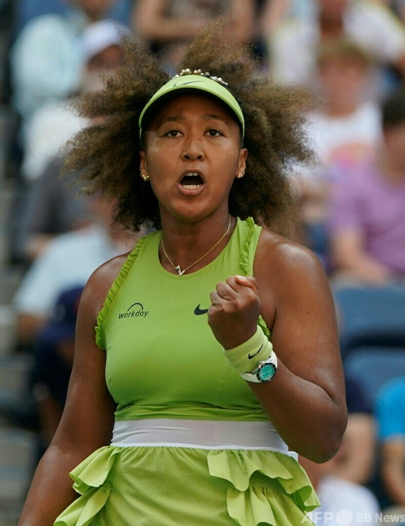 大坂が涙の全米OP初戦突破 2年ぶり出場で第10シード撃破