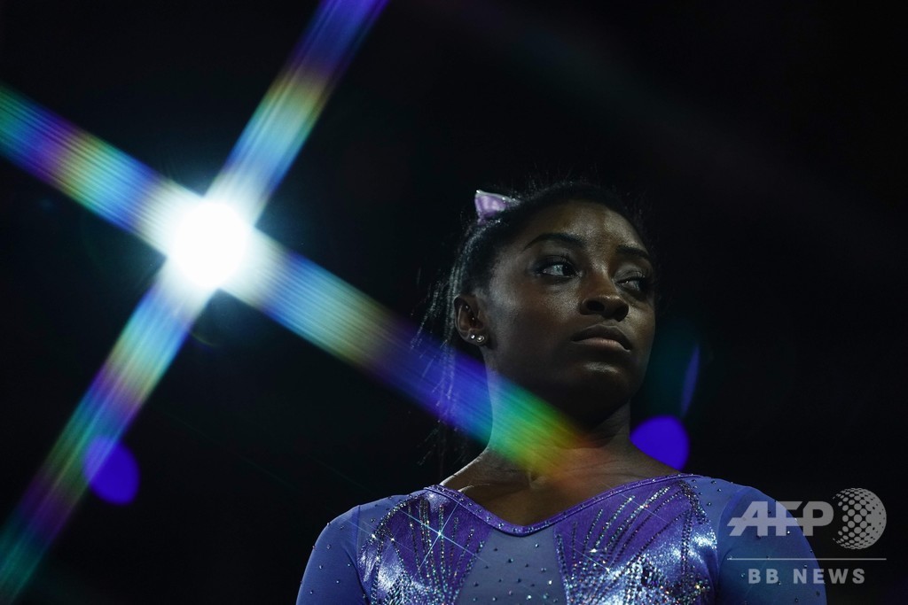 体操女王バイルス、東京五輪延期は「精神的負担大きい」 体操女王バイルス、東京五輪延期は「精神的負担大きい」