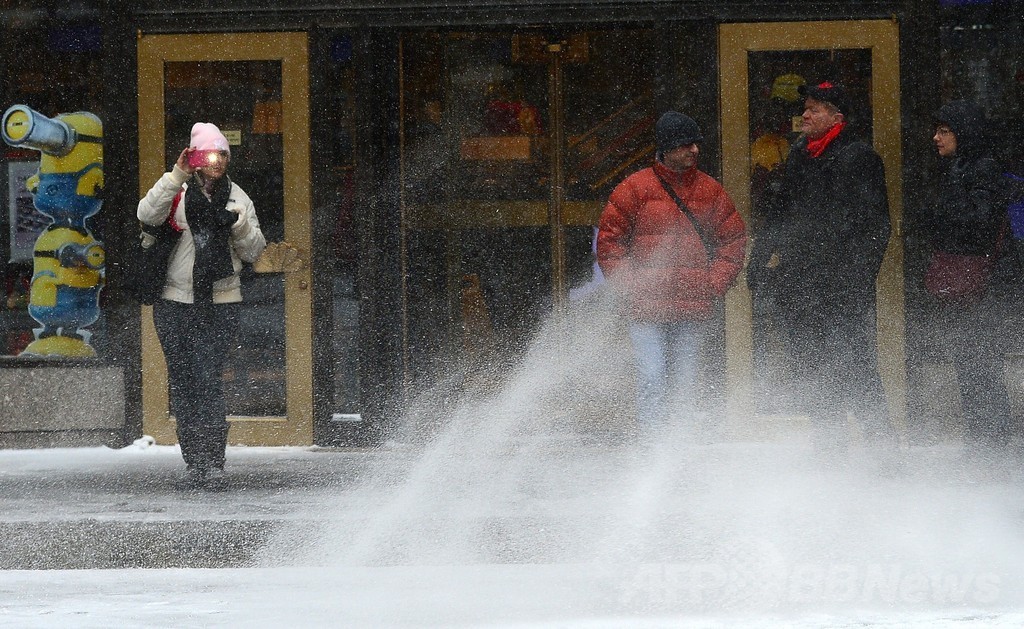 米北東部に吹雪、政府機関など閉鎖