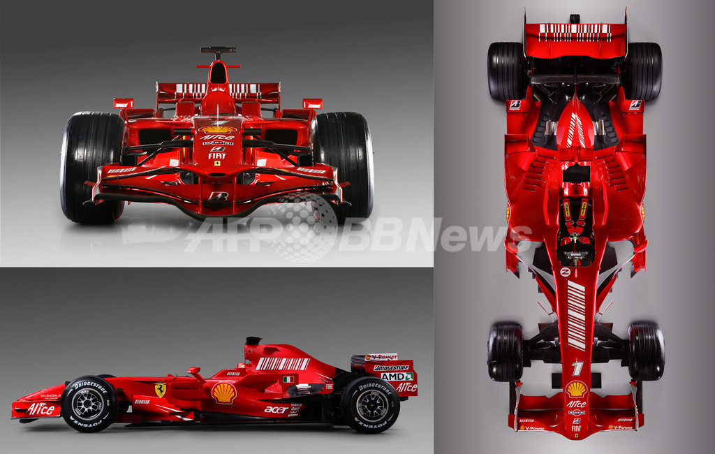 フェラーリ 2008年用ニューマシン「F2008」を発表 写真13枚