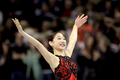フィギュアスケート全米選手権（%%AT&amp;T U.S. Figure Skating Championships 2010%%）女子シングル・フリースケーティング（FS）。合計188.78点で総合2位に入った長洲未来（%%Mirai Nagasu%%）。（2010年1月23日撮影）(c)AFP/Getty Images/Matthew Stockman