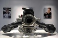 ルノー社製のフォーミュラワン（F1、F1世界選手権）エンジン（2014年12月18日撮影）。(c) FRANCK FIFE / AFP