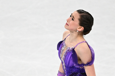 フィギュア女子SP、ワリエワが首位も涙 坂本3位 北京冬季五輪