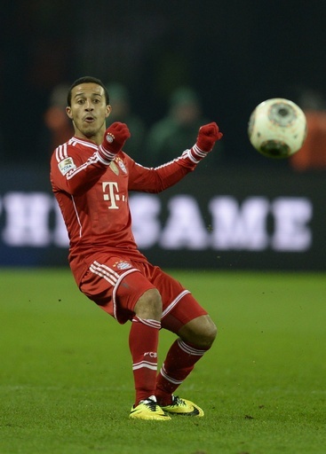 バイエルンのティアゴ、今季リーグ戦絶望の見込み