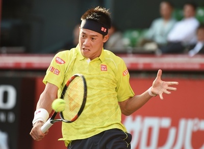 錦織、フルセットの末にチリッチ下しベスト4 ジャパンオープン