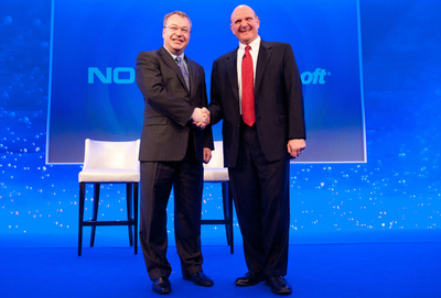 ノキアがMSと提携、ウィンドウズフォン端末の年内発売めざす