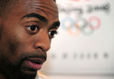 北京五輪の広報イベントにタイソン・ゲイら陸上選手が登場