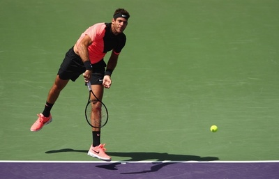 好調デルポトロが8強、チリッチはイズナーに苦杯 マイアミOP