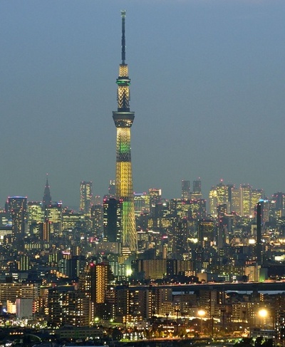 リオ五輪開幕直前、成功祈って各地でライトアップ