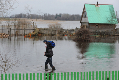 11年ぶり大洪水の恐れ、ベラルーシの雪解け
