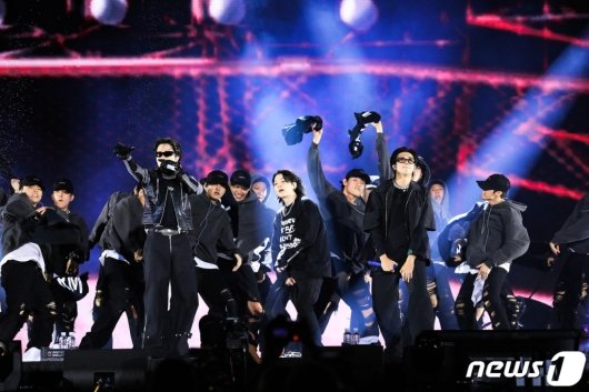 2030年釜山万国博覧会（EXPO）誘致招致祈願コンサート「Yet To Come in BUSAN」（写真=BIGHIT MUSIC提供）(c)news1