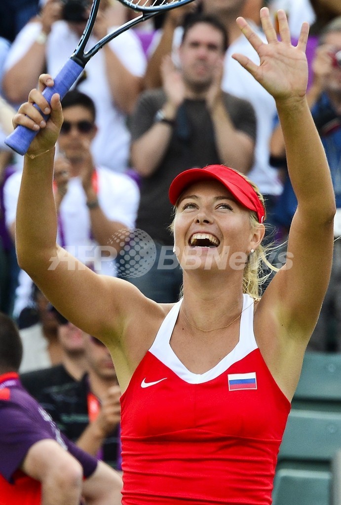 シャラポワ、キリレンコを破り女子シングルス決勝へ