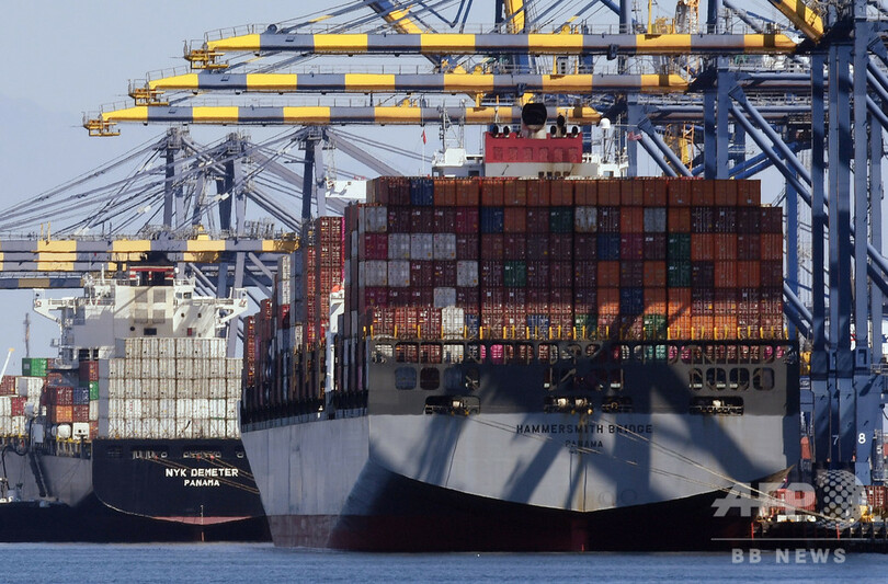 米貿易赤字、過去10年で最高 輸入増大が押し上げ