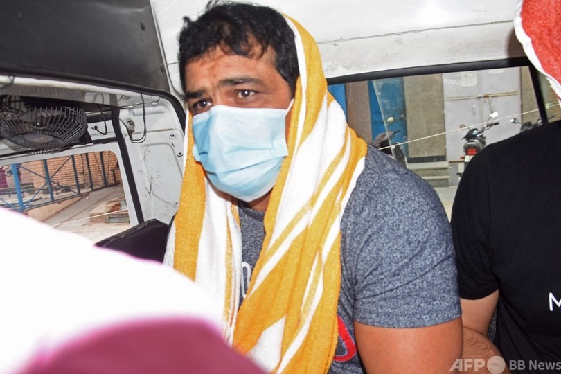 五輪でメダル2個獲得のレスリング選手、殺人容疑で逮捕 インド