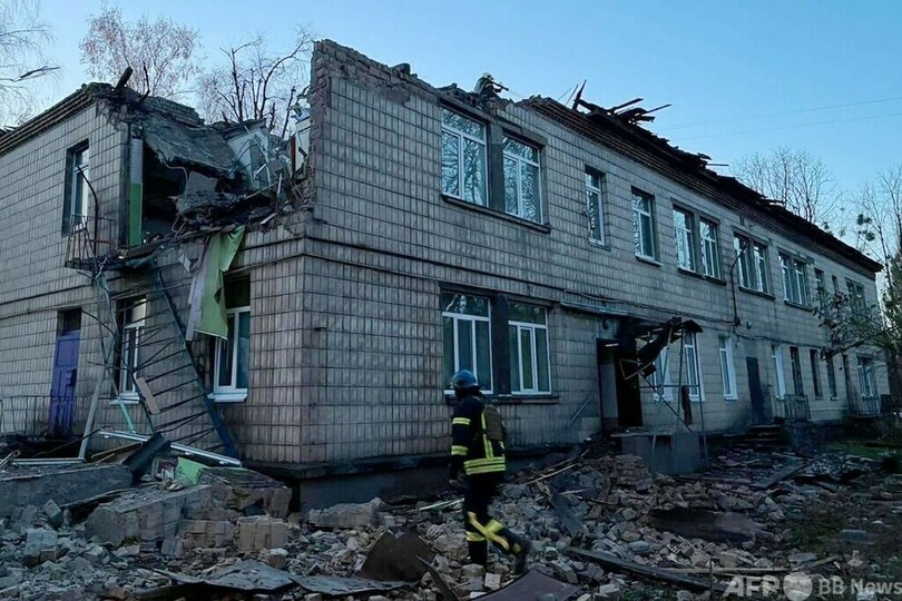 キーウなどに最大規模の無人機攻撃 74機撃墜も火災や建物損壊