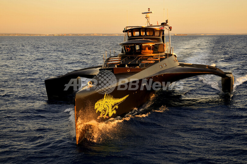 反捕鯨のシー シェパード 新たな抗議船を投入 その名は ゴジラ 写真2枚 国際ニュース Afpbb News