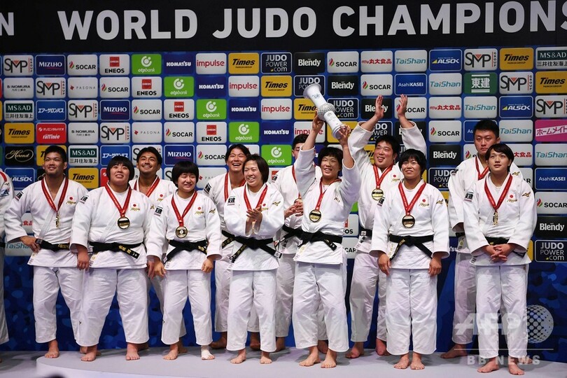 日本が男女混合団体戦で3連覇、世界柔道