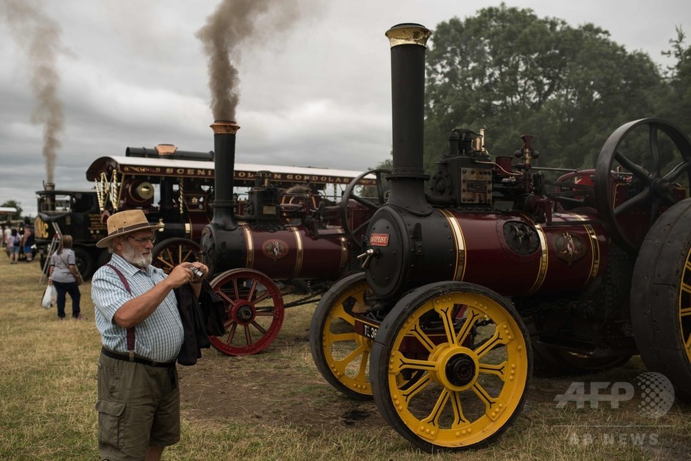 ビンテージ車両がずらり 英ヨークシャーで蒸気機関の展覧会 写真10枚 国際ニュース Afpbb News