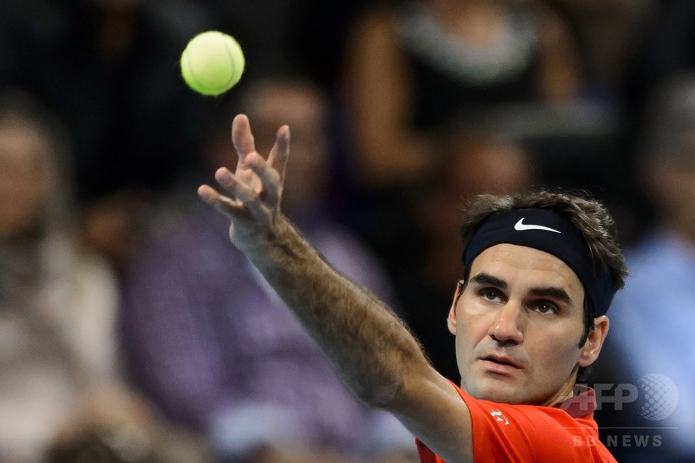 フェデラーが快勝！6度目の優勝に向け好調発進 スイス・インドア 写真